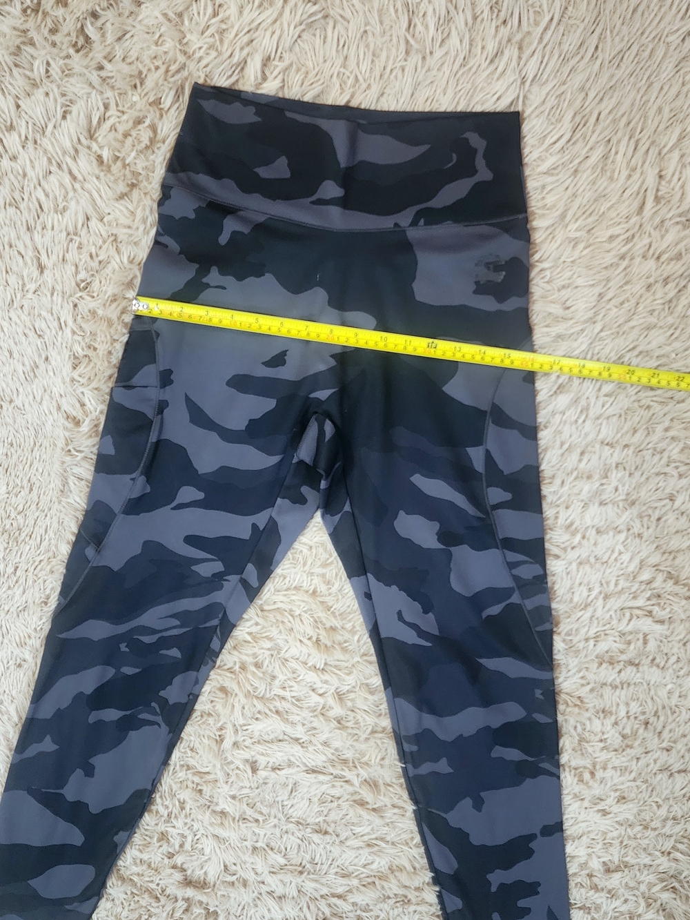BETTER BODIES Dark Gray Camo High-Waisted Leggings - Picture 9 of 16